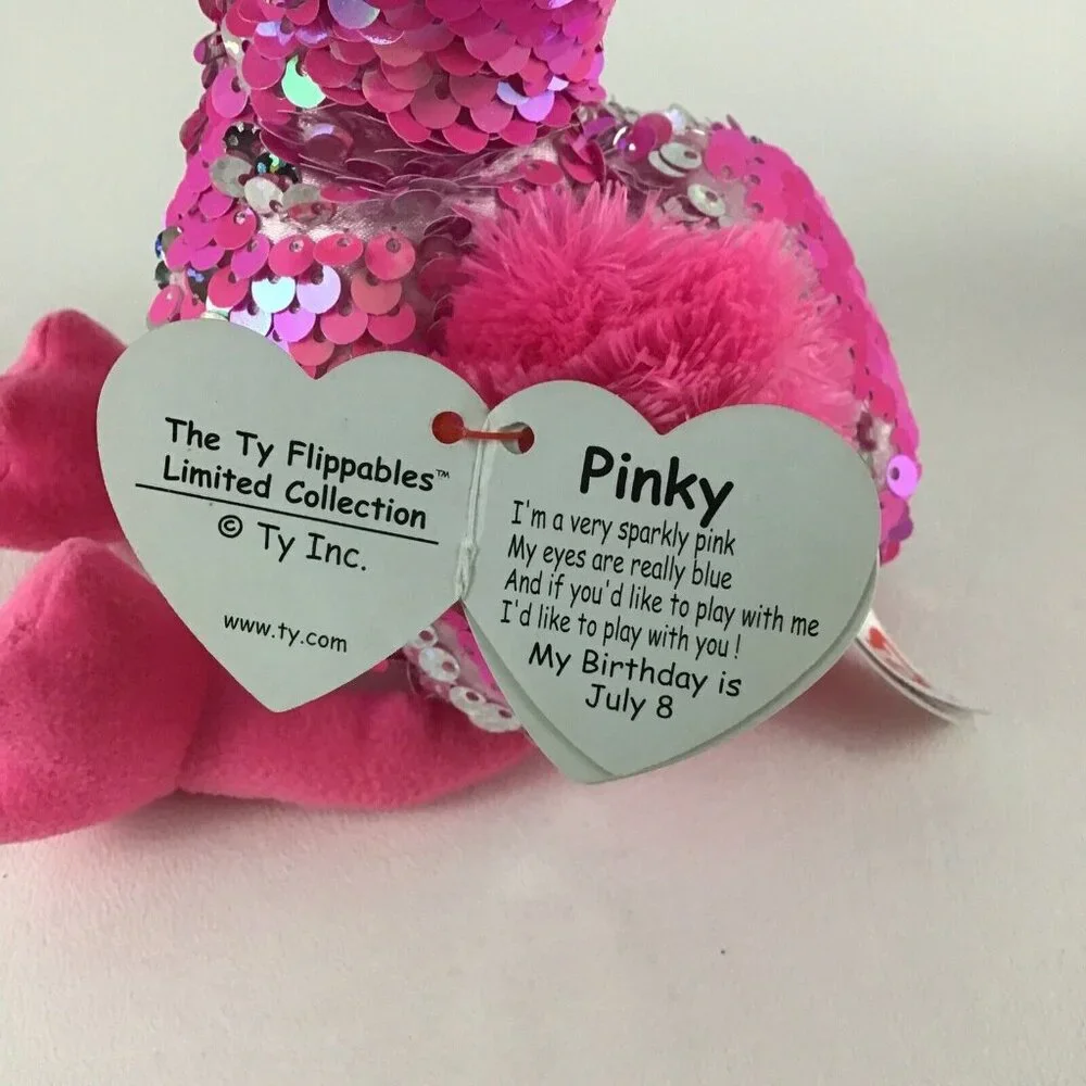 Ty Flippables Pinky Flamingo 9